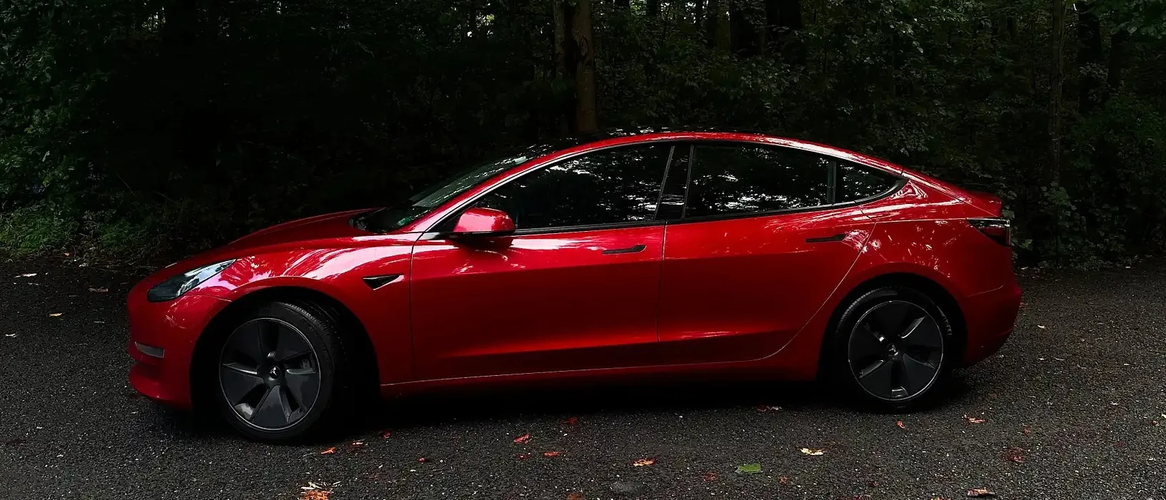 Tesla Model 3 electric luxury sedan